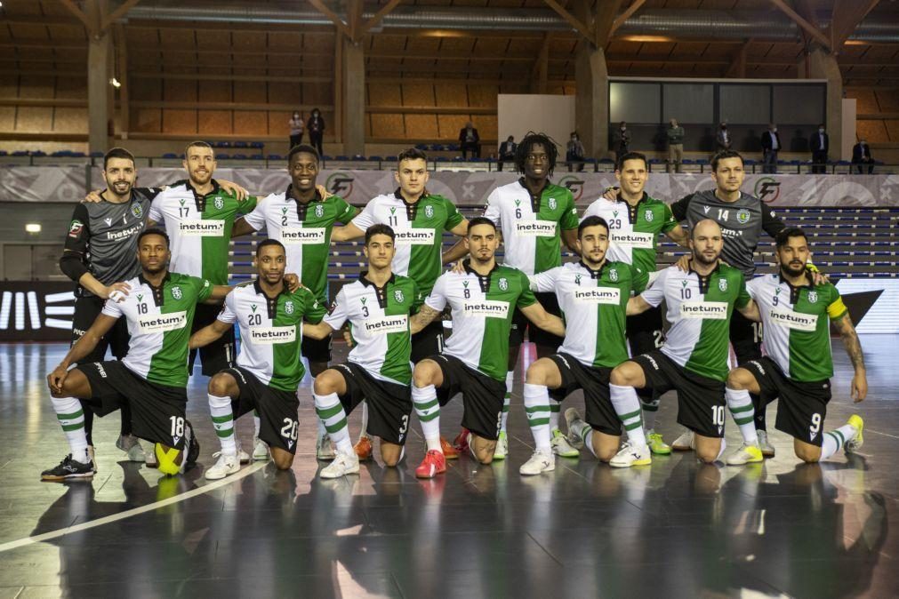 Sporting vence Leões de Porto Salvo e está na final do campeonato de futsal