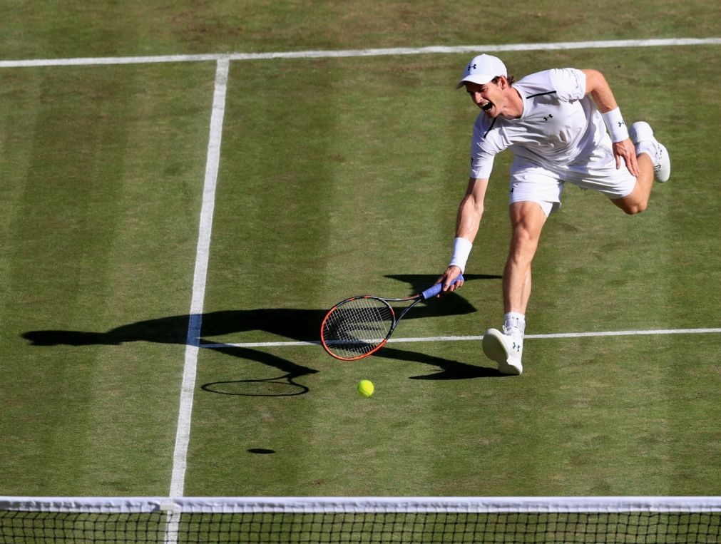 Murray bate Brown e qualifica-se para a terceira ronda de Wimbledon