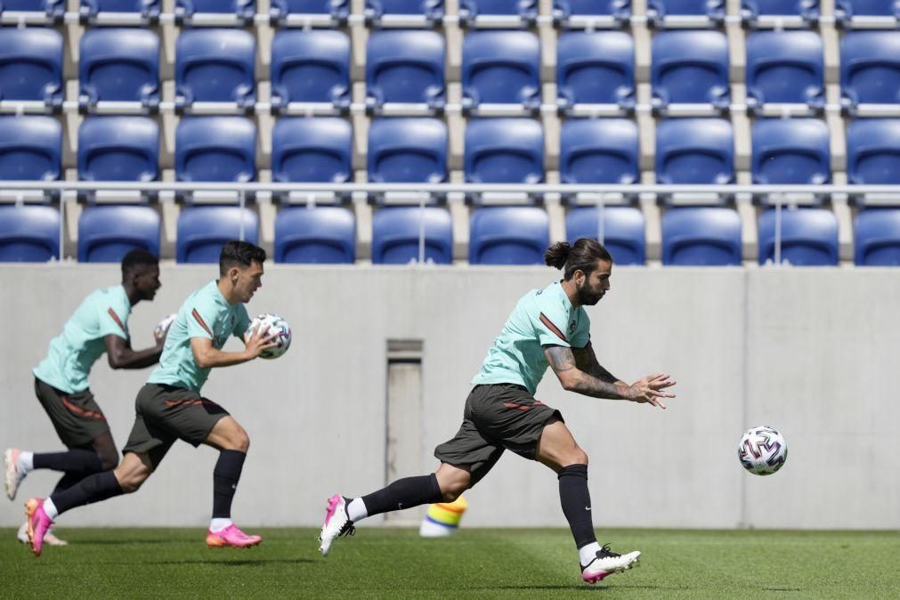 Euro2020: Portugal treinou já sem Cancelo, mas com Anthony Lopes integrado