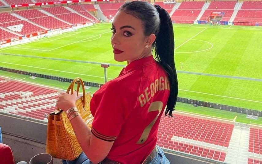 Georgina Rodríguez ousada antes do jogo de Portugal
