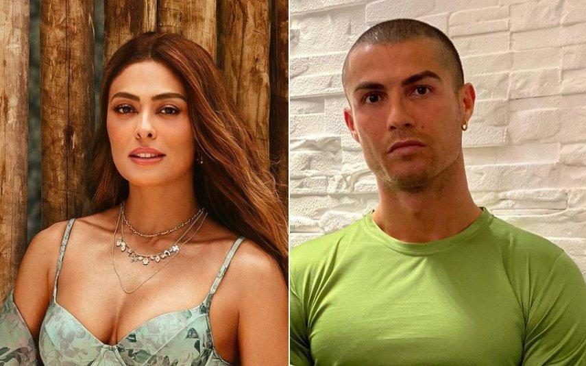 Juliana Paes envia mensagem a Cristiano Ronaldo