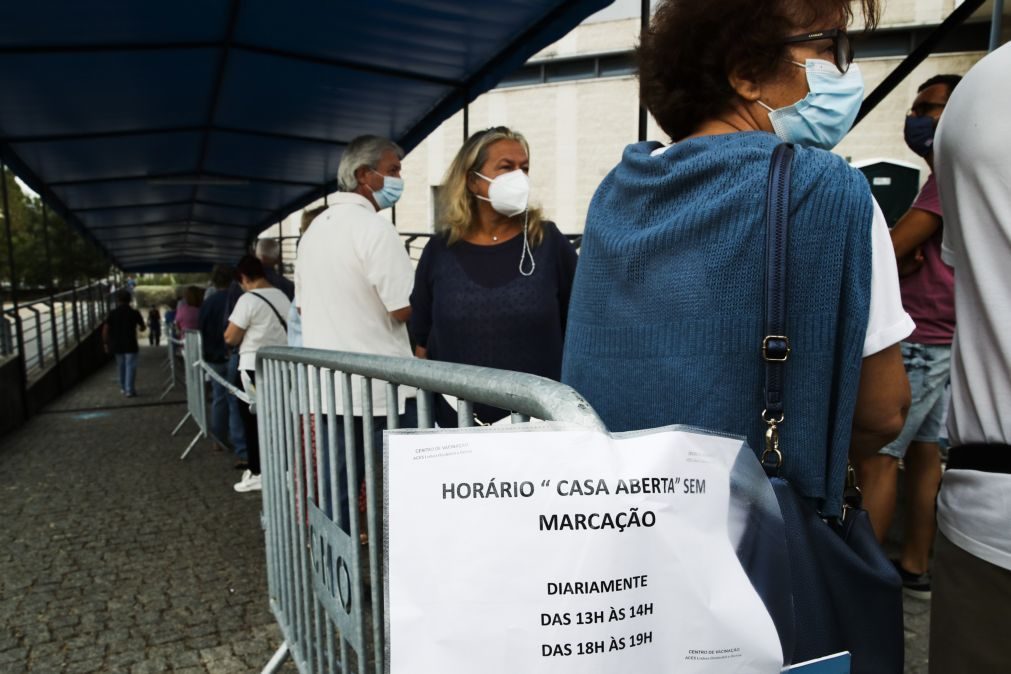 Covid-19: Mais de 600 mil pessoas vacinadas em quatro dias