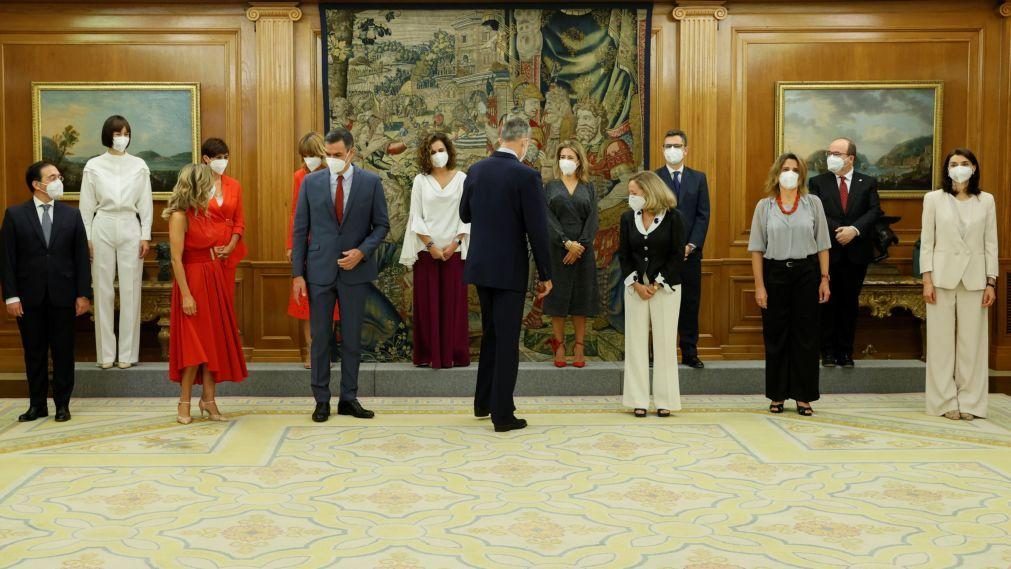 Novos ministros de Governo espanhol remodelado já tomaram posse