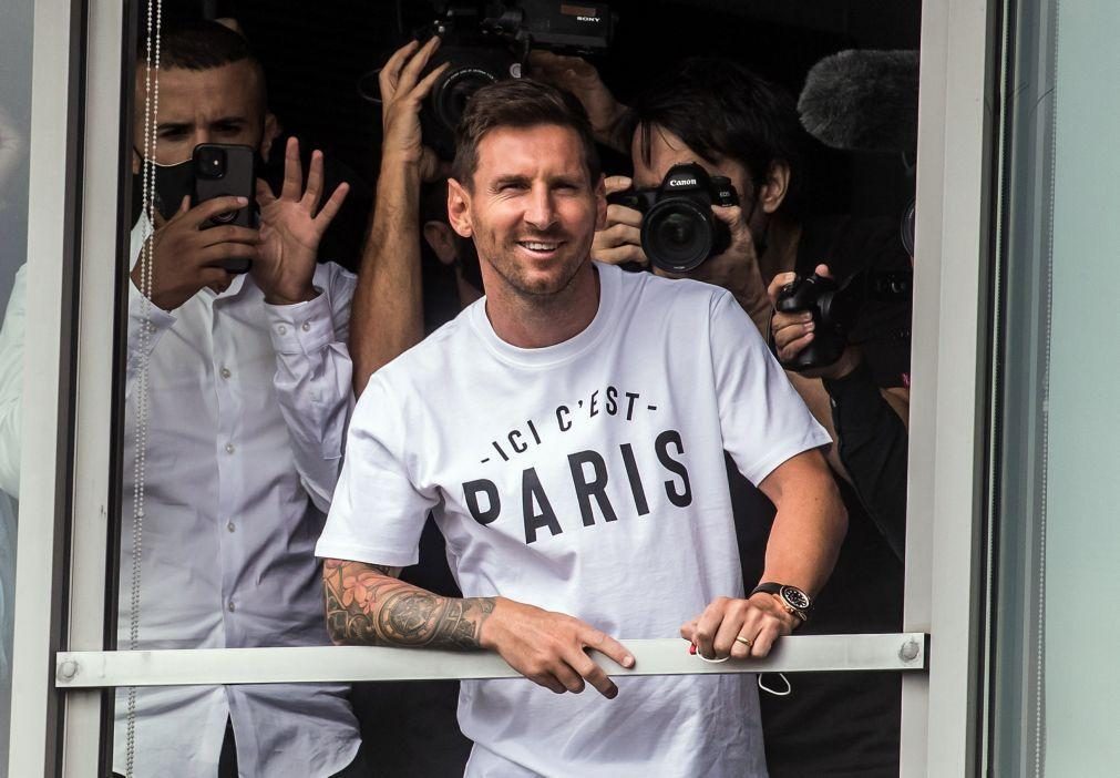 Messi apresentado nesta quarta-feira de manhã como jogador do PSG