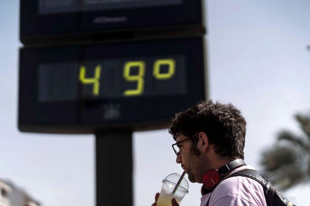 Espanha bate recorde de temperatura do país com 47,4 graus no sábado