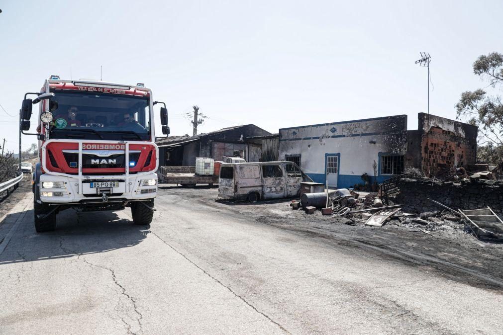 Incêndios/Algarve: Fogo que começou em Castro Marim foi dominado - Proteção Civil