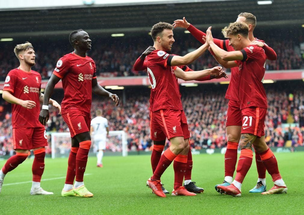 Diogo Jota marca e abre caminho a vitória do Liverpool