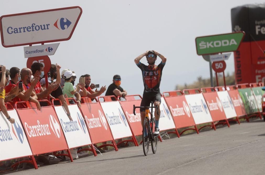 Vuelta: Caruso vence nona etapa, Roglic amplia vantagem na frente