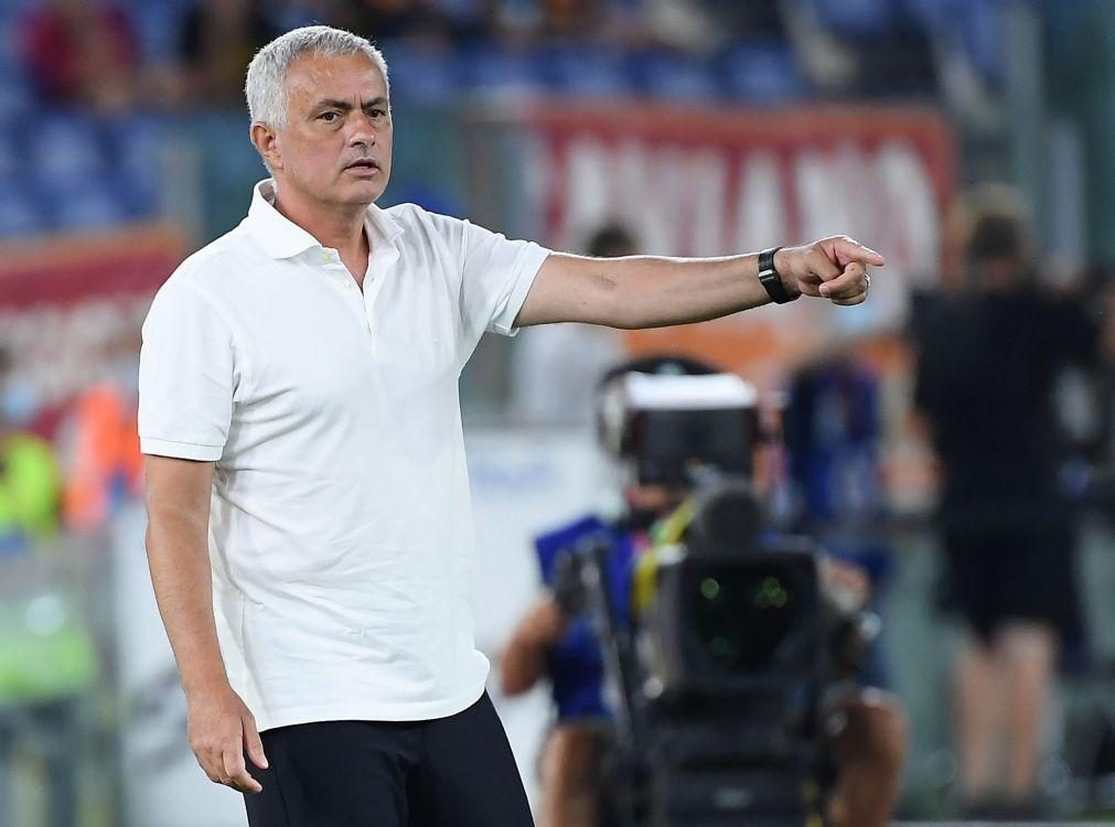 José Mourinho estreia-se com triunfo ao serviço da Roma na liga italiana