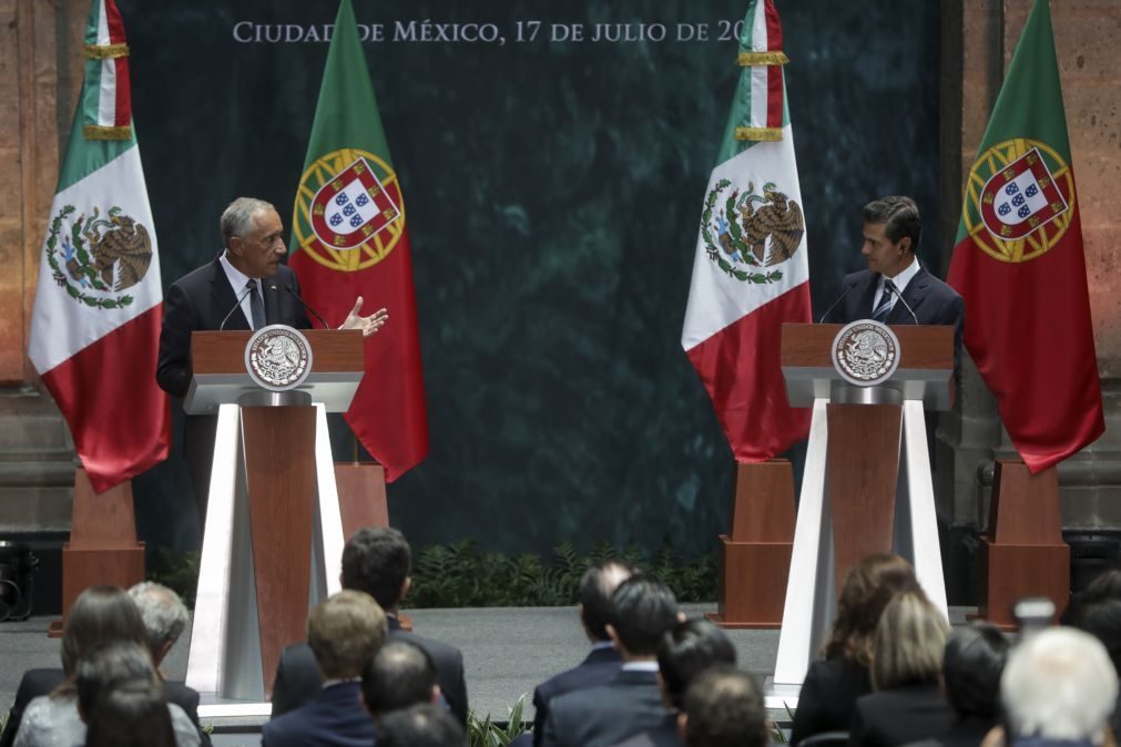 Marcelo e Peña Nieto aliados pelo comércio livre e contra alterações climáticas