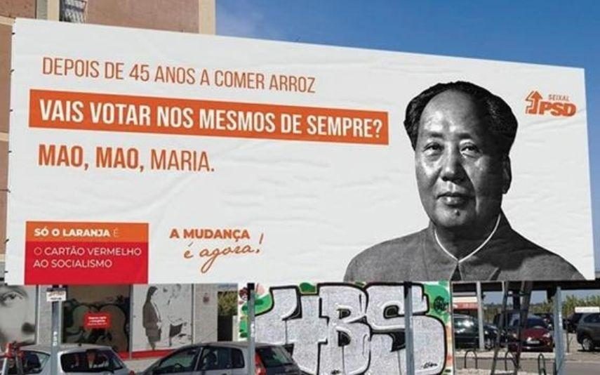 PSD acusado de usar cartaz xenófobo no Seixal