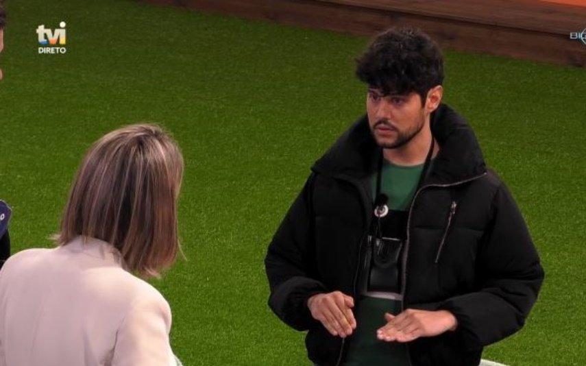 Big Brother Bruno salta a tampa e confronta Ana Morina: 