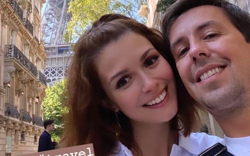 Beatriz Barosa e Manuel Marques Trocam juras de amor em Paris (Vídeos)