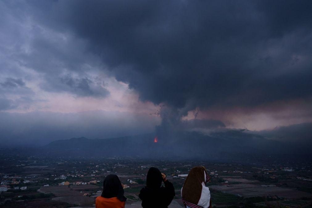 Dióxido de enxofre do vulcão de La Palma chega sexta-feira a costa mediterrânica