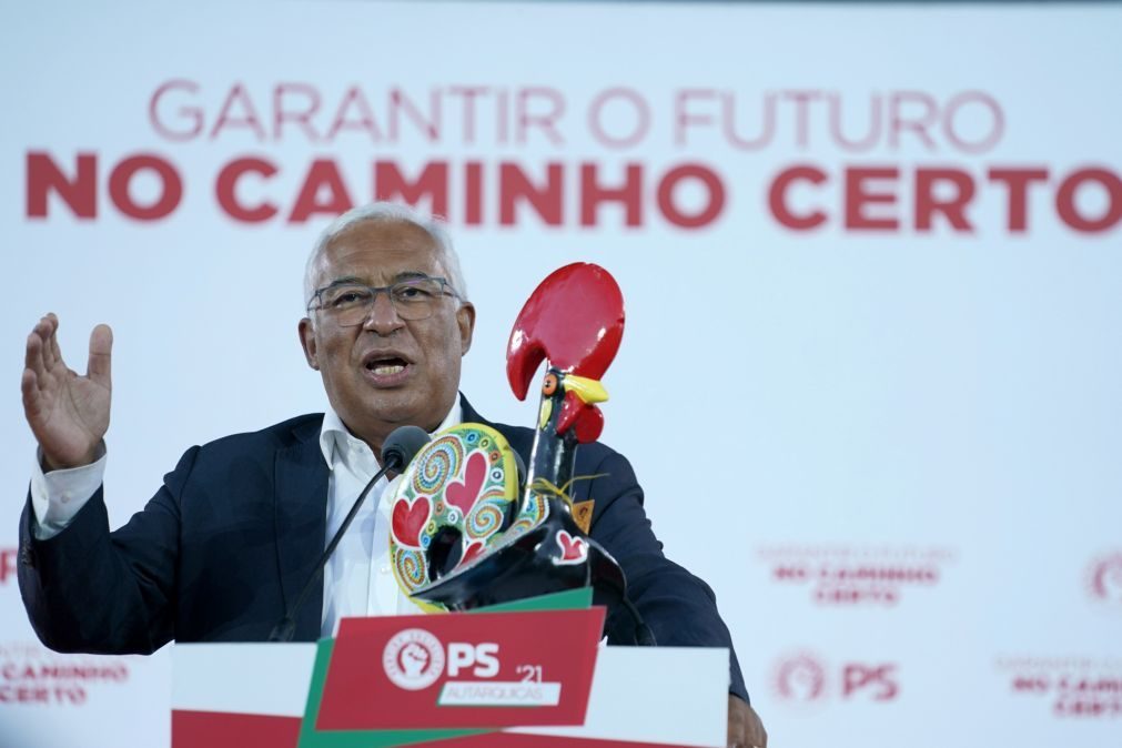 Autárquicas: Em campanha, Costa promete país