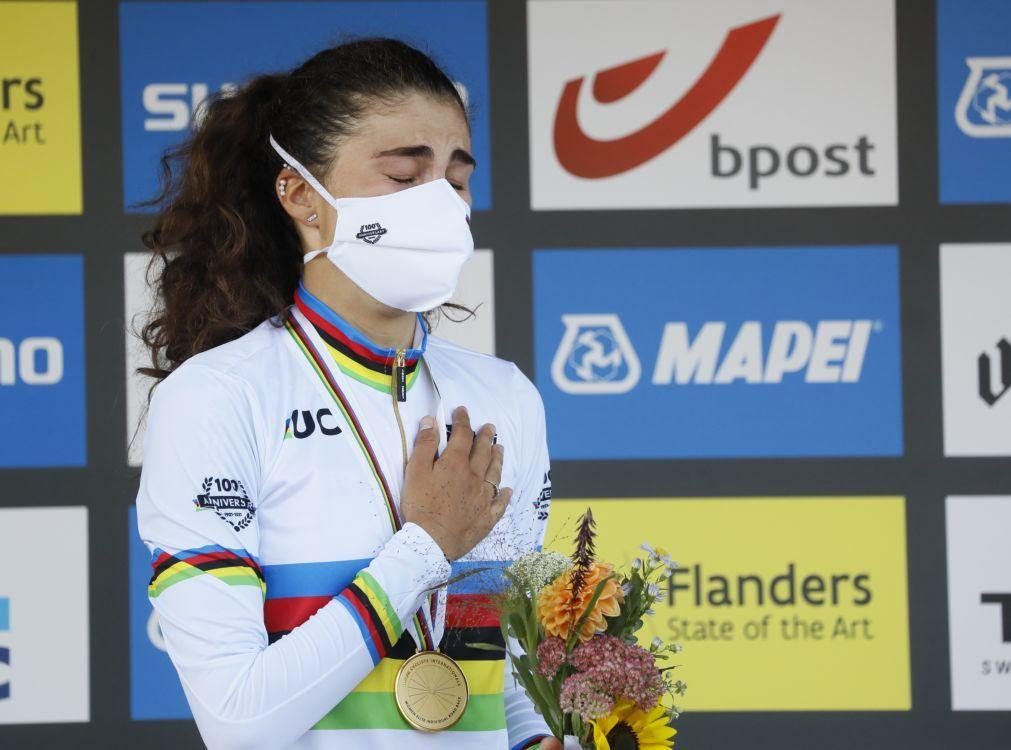Ciclismo/Mundiais: Daniela Campos 'sobreviveu' à dura prova que coroou Elisa Balsamo