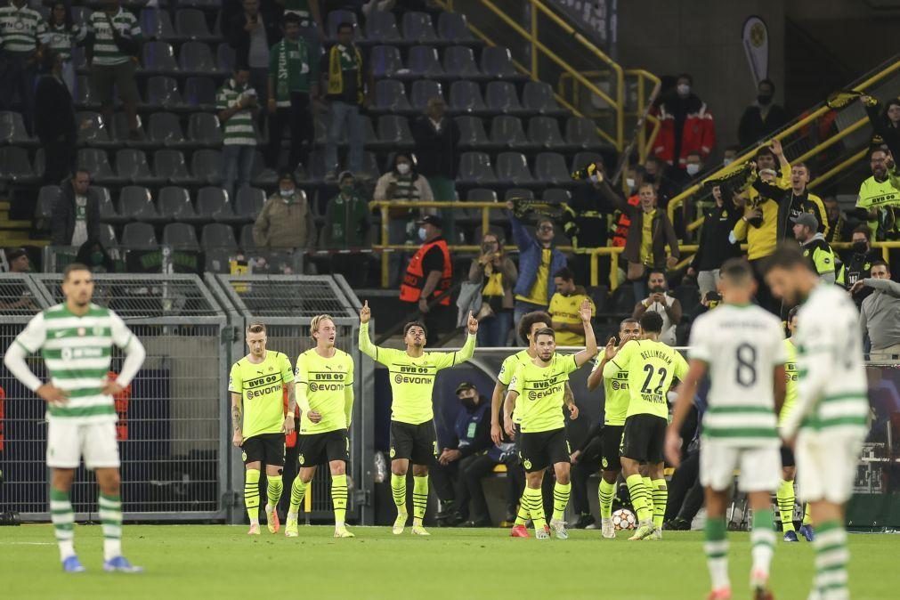 Sporting sofre em Dortmund a segunda derrota seguida na Champions