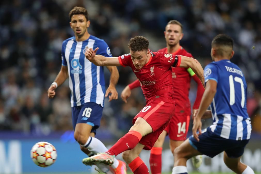 FC Porto goleado em casa pelo Liverpool na Liga dos Campeões