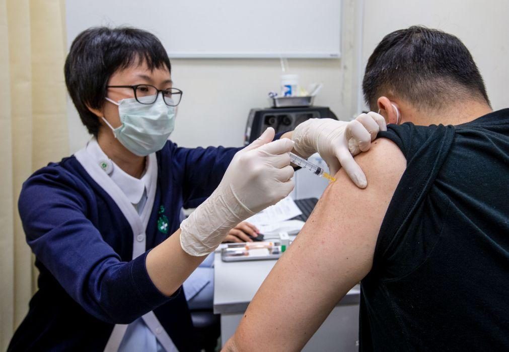 Covid-19: Macau tem a taxa de vacinação mais baixa da China