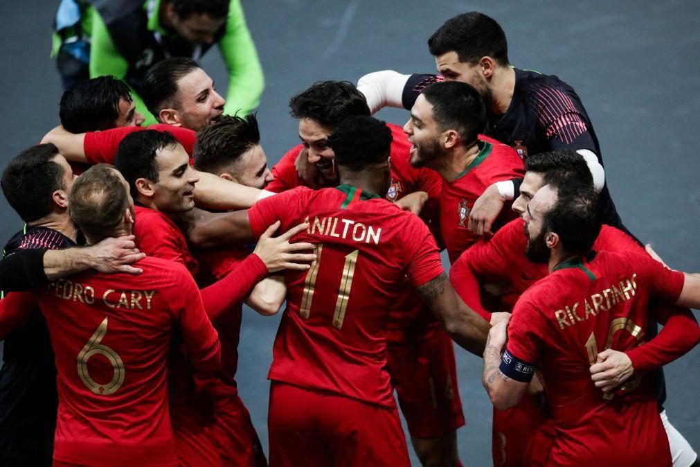 Futsal/Mundial: Portugal vence Cazaquistão e disputa final com a campeã Argentina