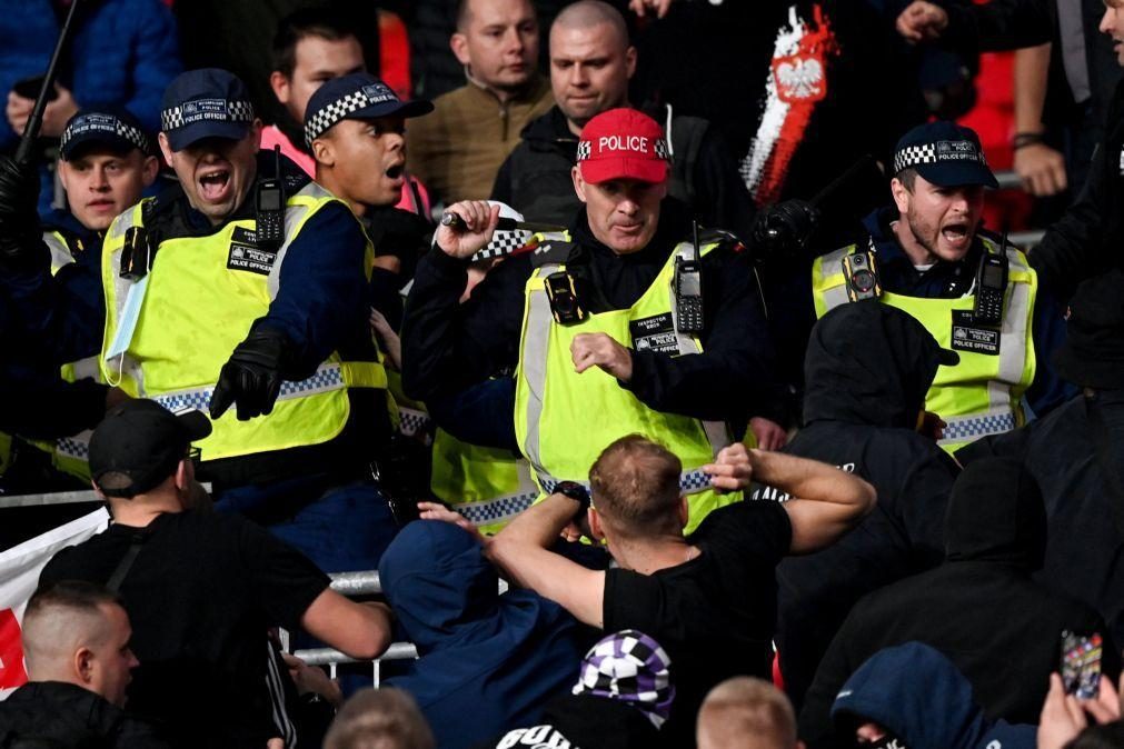 Mundial2022: Seis adeptos húngaros detidos por incidentes em Wembley