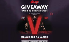 Giveaway – 10 bilhetes duplos para o espetáculo Monólogos da Vagina no Teatro Politeama