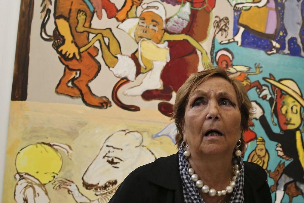 Retrato raro de Paula Rego leiloado hoje em Londres