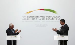 Cimeira Ibérica: Costa sublinha importância do novo Tratado de Amizade e Cooperação entre Portugal e Espanha