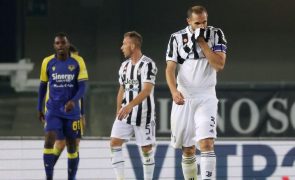 Juventus perde em Verona e já tem mais pontos perdidos do que somados