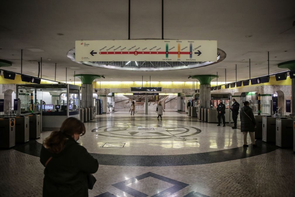 Retomada circulação no Metro de Lisboa após greve parcial