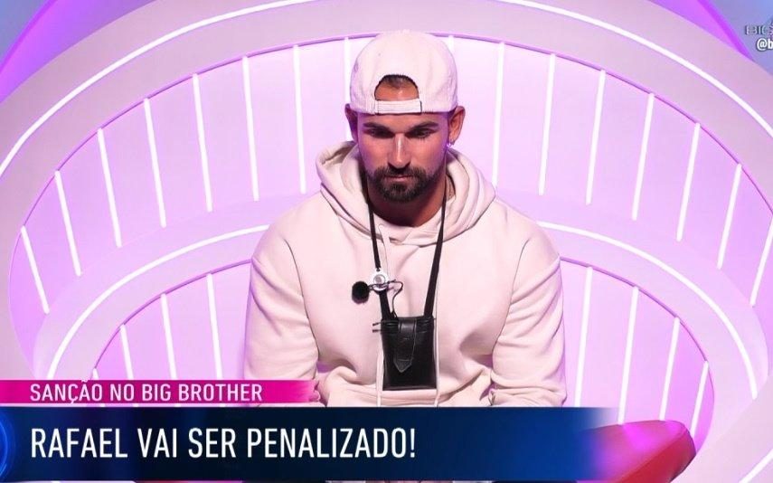 Big Brother Implacável! Rafael foi sancionado após agressão verbal a Ana Morina