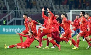 Mundial2022: Macedónia do Norte vence e 'segura' ida aos 'play-offs'