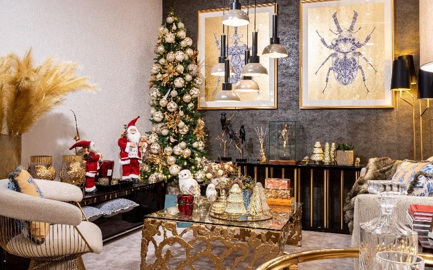 O Natal ganha vida na nova loja da Emerald Inspiring Interiors