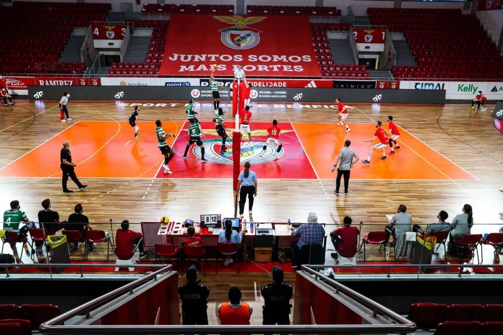 Benfica reduz lotação nos pavilhões para dispensar adeptos dos testes à covid-19