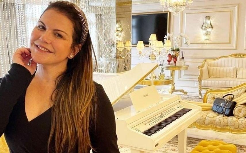 Katia Aveiro mostra closet de sonho e deixa aviso à empregada