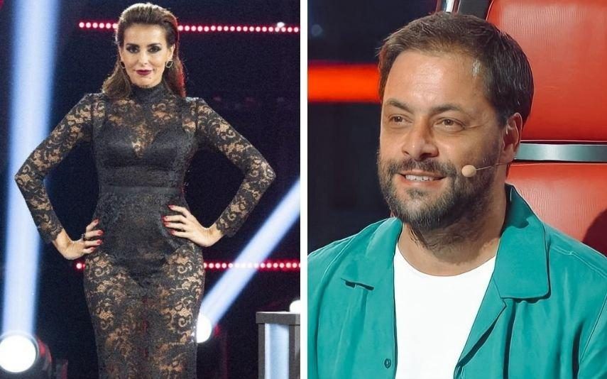 The Voice Portugal António Zambujo provoca Catarina Furtado por causa do vestido e ela reage