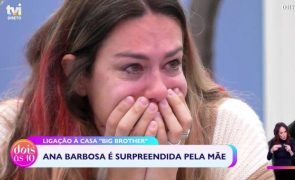 Big Brother. Ana Barbosa em lágrimas com surpresa da mãe