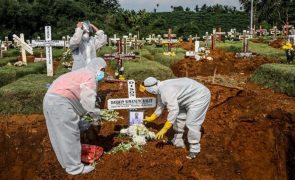 Covid-19: Balanço indica 5.278.777 mortos desde o início da pandemia