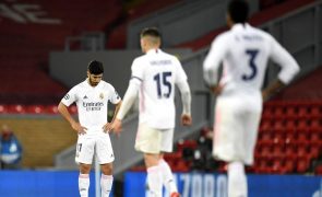 Covid-19: Bale, Asensio, Rodrygo e Lunin com testes positivos no Real Madrid
