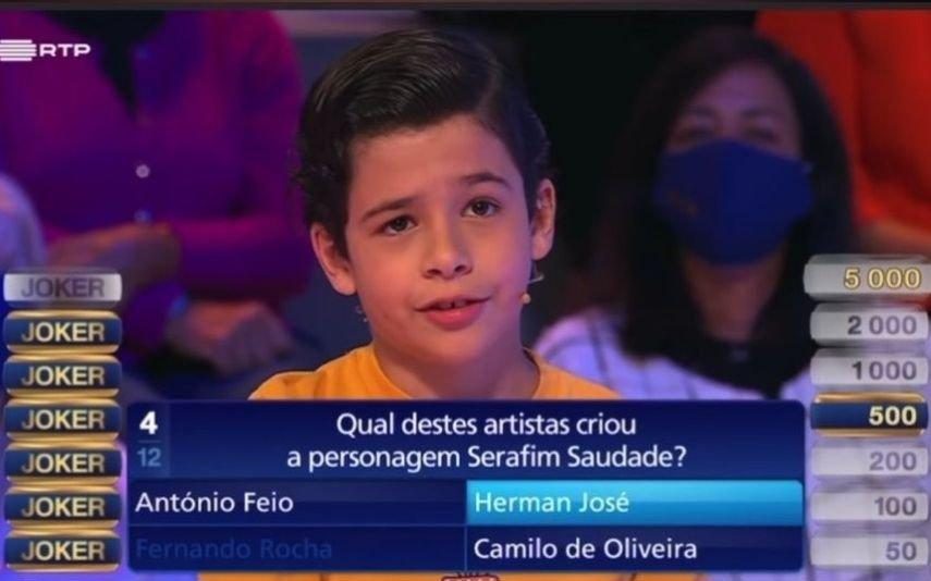 Herman José surpreende rapaz de 10 anos e deixa-o sem palavras [vídeo]