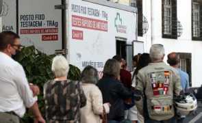Covid-19: Madeira regista 252 novos casos, número mais elevado desde início da pandemia