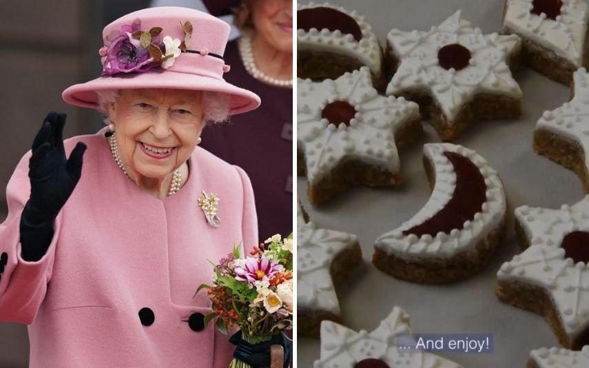 Estrelas de Canela Rainha Isabel II ensina a fazer os seus biscoitos de Natal preferidos