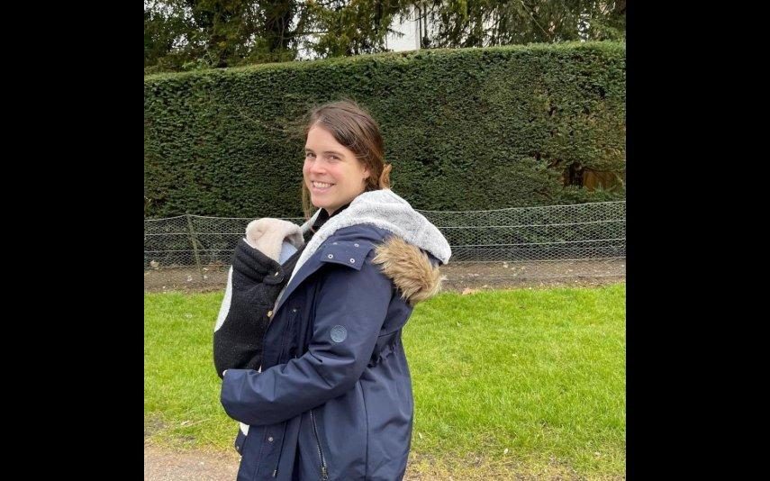 Eugenie Que amor! Princesa revela fotografias inéditas do filho