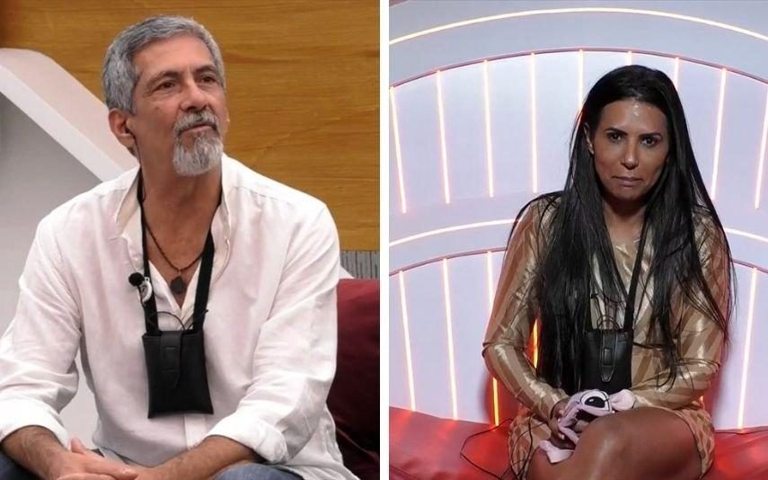 Big Brother Famosos. Nuno Homem de Sá e Jaciara de costas voltadas