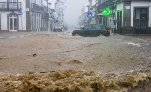 Mau tempo: Açores com casas e vias inundadas na ilha Terceira