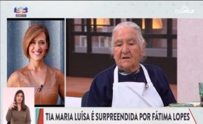 Fátima Lopes surpreende convidada, mas acaba emocionada com mensagem para a filha