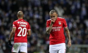 Everton e Taarabt nos convocados do Benfica para Arouca, Seferovic de fora