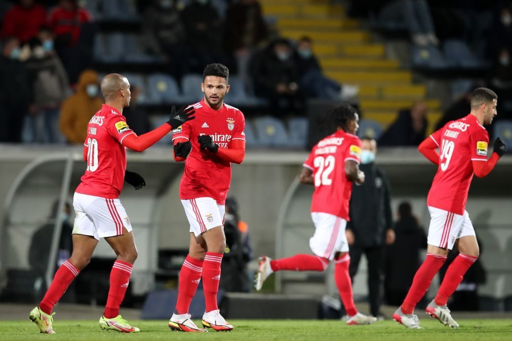 Benfica vence em Arouca e reforça terceiro lugar da I Liga [vídeo]