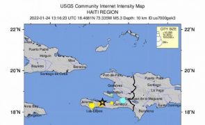 Sismo no sudoeste do Haiti faz pelo menos dois mortos