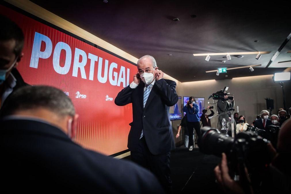 Legislativas: Rio responde a jornalista em alemão e conferência de imprensa termina